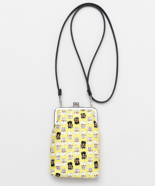 NIPPON MINGEI - GAMAGUCHI Clasp Shoulder Bag