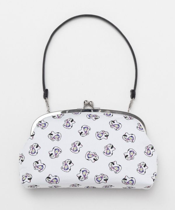 NIPPON MINGEI - GAMAGUCHI Clasp Handbag