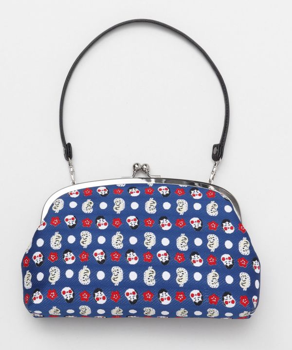 NIPPON MINGEI - GAMAGUCHI Clasp Handbag