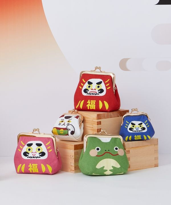 DARUMA GAMAGUCHI Clasp Small Pouch