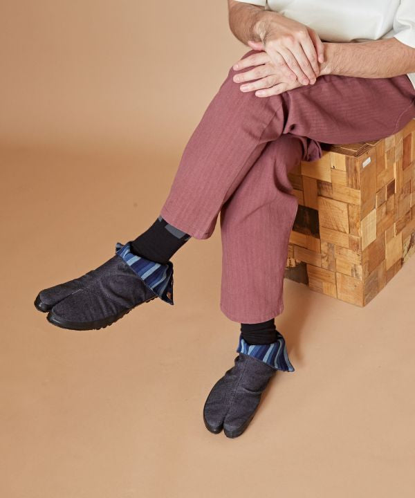 MIITO ORI x IBARA Denim Tabi Shoes