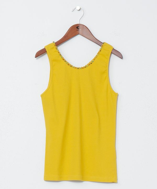Bead Embellished 2 WAY Tank