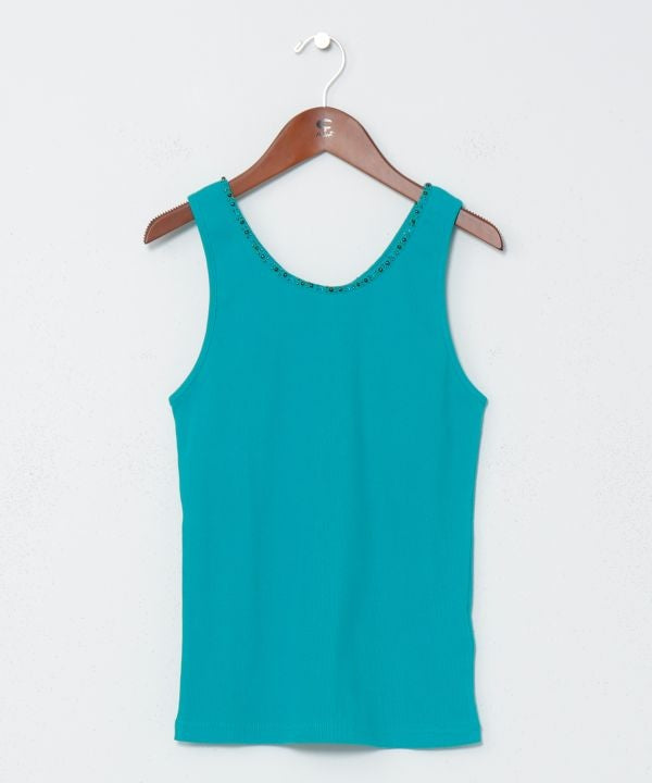 Bead Embellished 2 WAY Tank