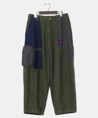 Patchwork Denim Pants