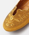 Flache Bohemian-Schuhe mit runder Zehenpartie