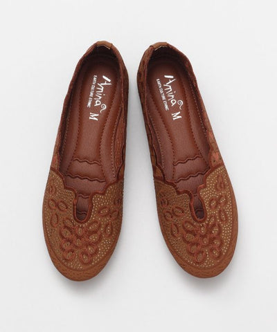 Round Toe Flat Bohemian Shoes