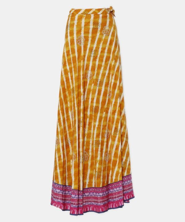 Sari Inspired Wrap Skirt