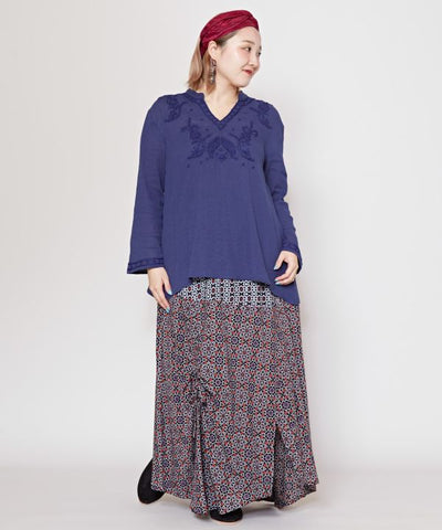 Lucknow Embroidery Top - M