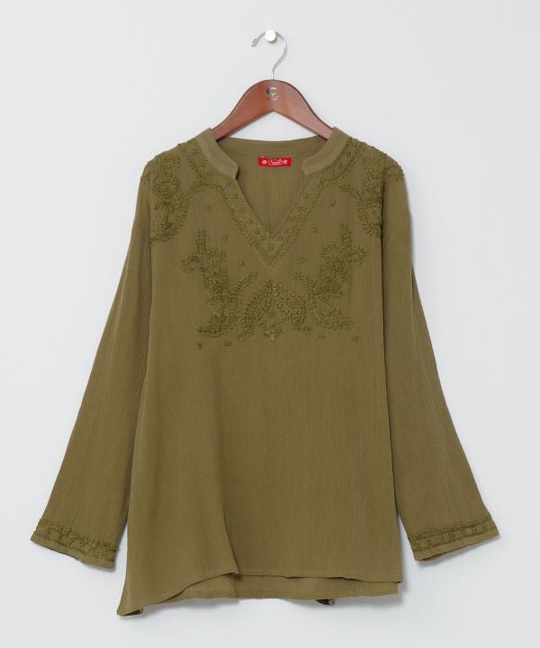 Lucknow Embroidery Top - M