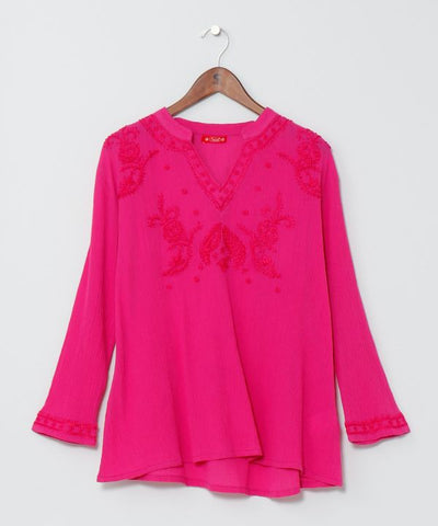 Lucknow Embroidery Top - M