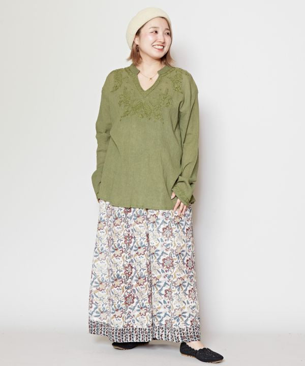 Lucknow Embroidery Top - L