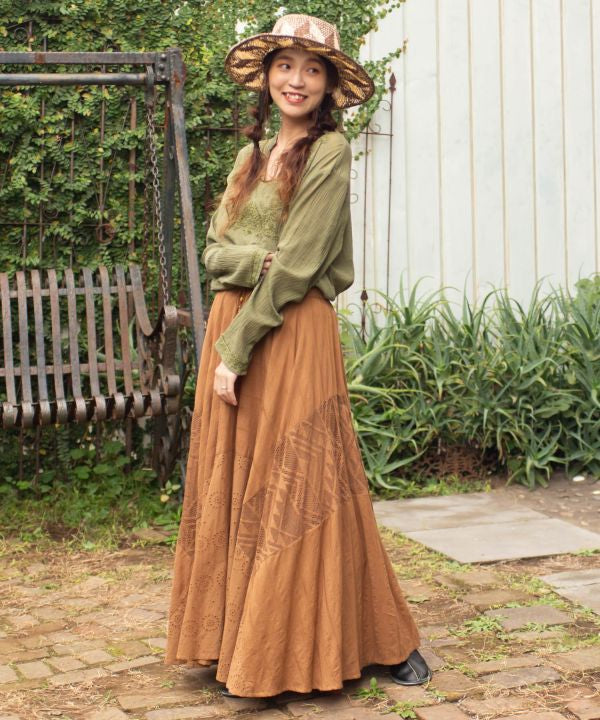 Lucknow Embroidery Top - L