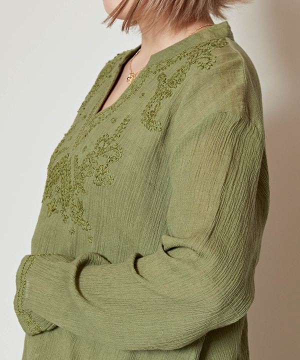 Lucknow Embroidery Top - L