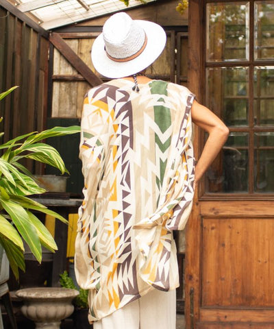 Kimono yang Dapat Dikemas dengan Perlindungan UV