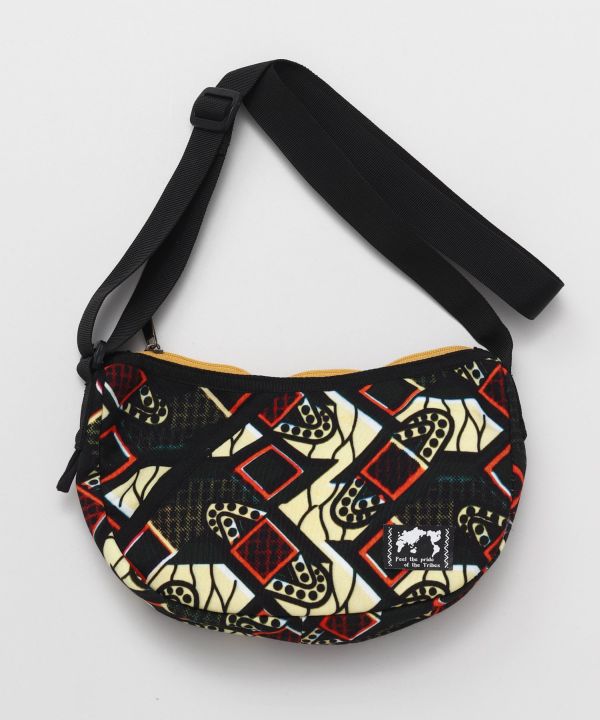 African Pattern Round Shoulder Bag