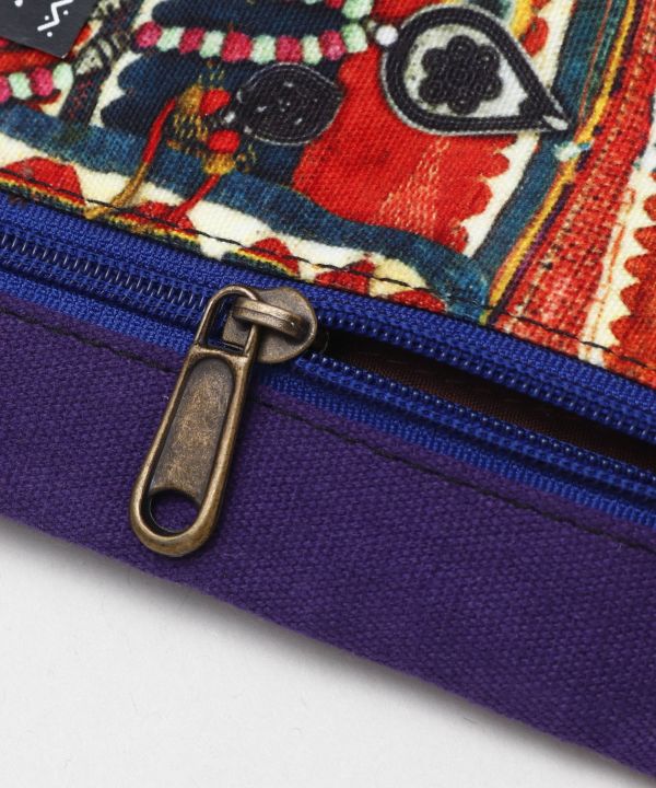 Mirror Work Pattern Pouch