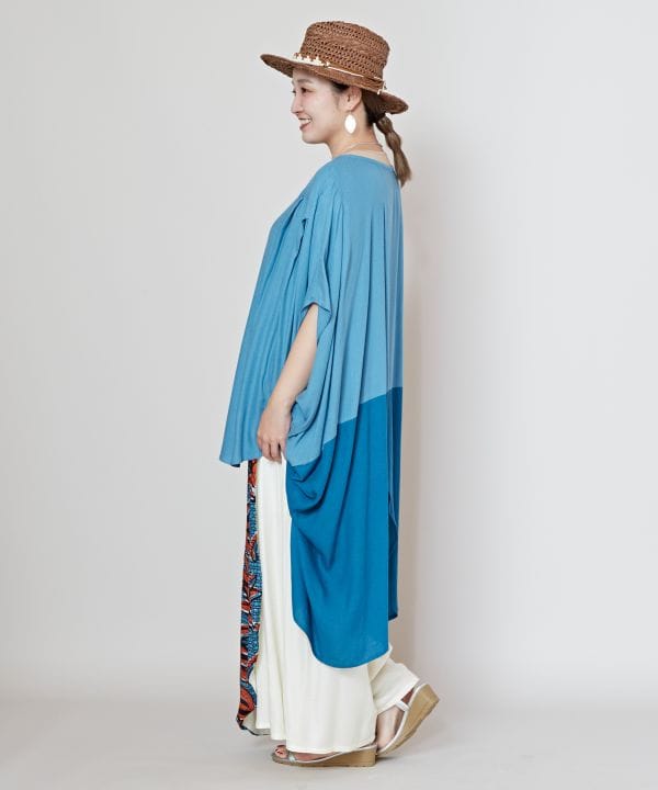 Swallow-tail Bohemian Top and Tank Set Tops by AMINA - Ametsuchi