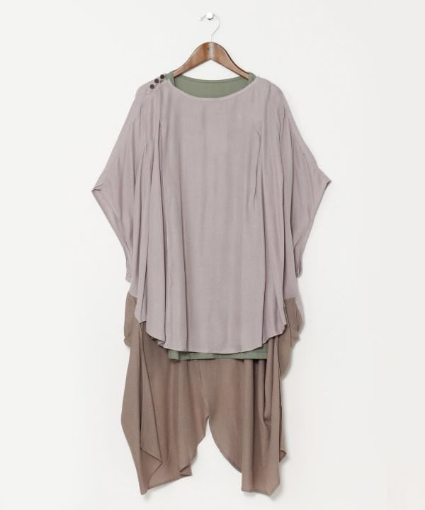 Swallow-tail Bohemian Top and Tank Set Tops by AMINA - Ametsuchi
