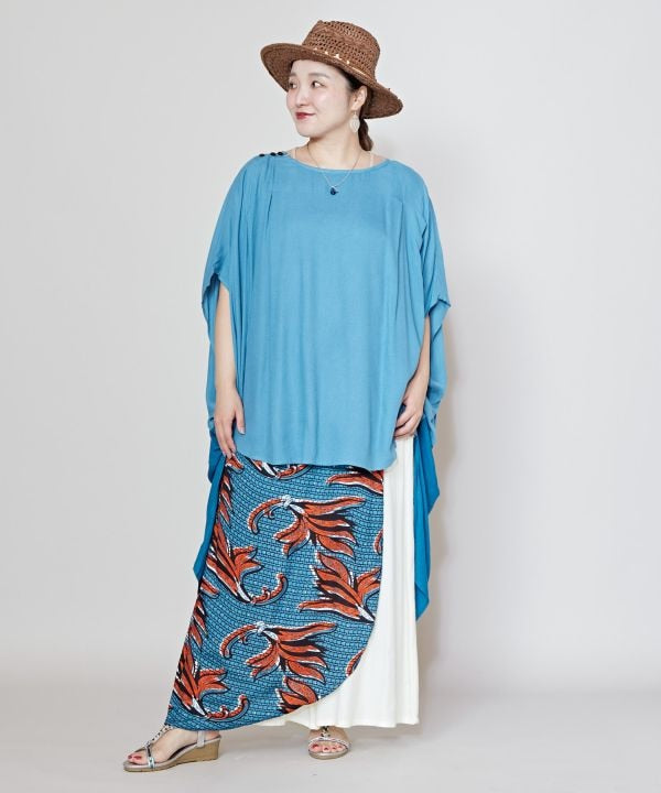 Swallow-tail Bohemian Top and Tank Set Tops by AMINA - Ametsuchi