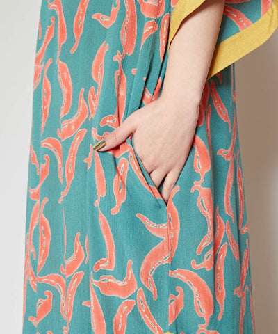 Mexican Pattern Print Dress