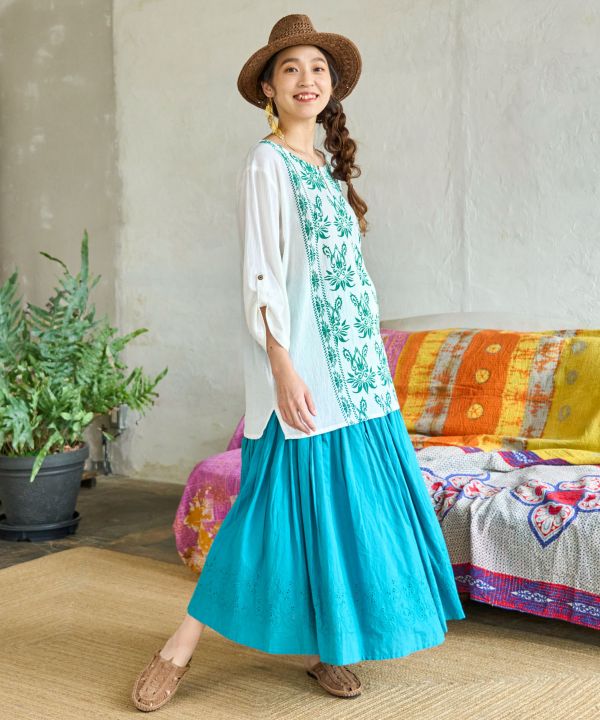 Cotton Crepe Kurta Top
