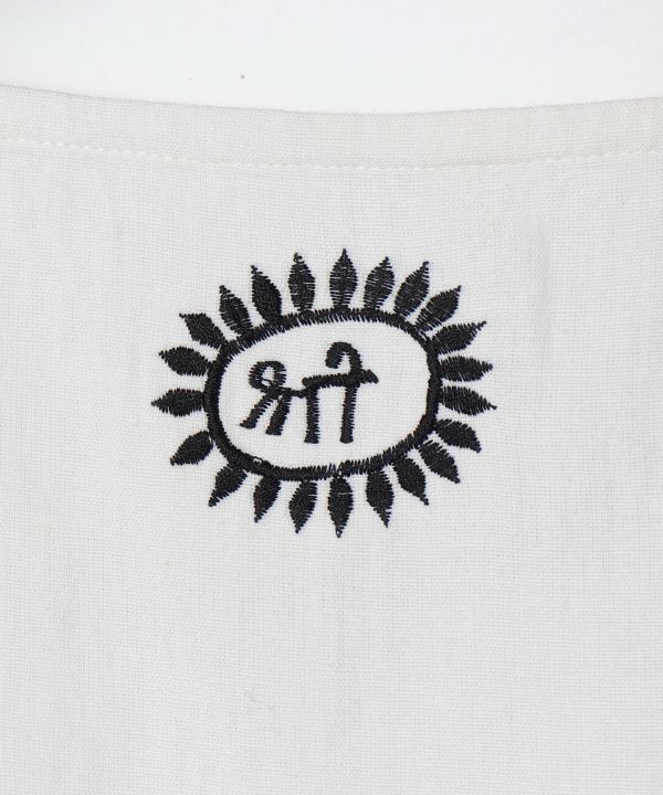 Linen Blend Slouchy Bohemian Top Tops by AMINA - Ametsuchi