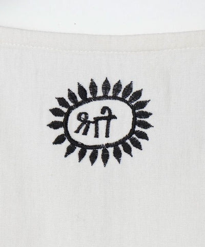 Linen Blend Slouchy Bohemian Top Tops by AMINA - Ametsuchi
