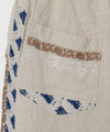 Celana Kaki Lebar Campuran Linen