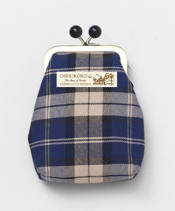 Tartan Check Clasp Pouch