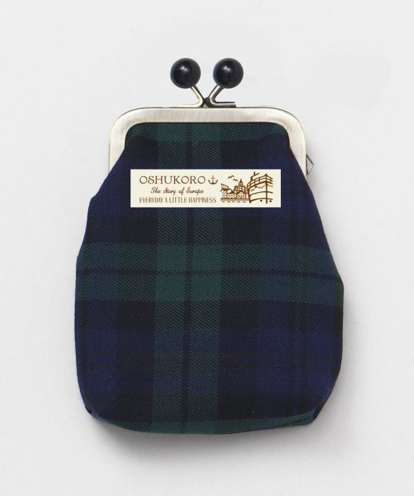 Tartan Check Clasp Pouch