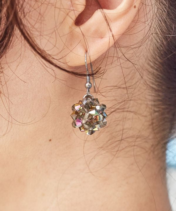 Czech Glass Ball Earrings