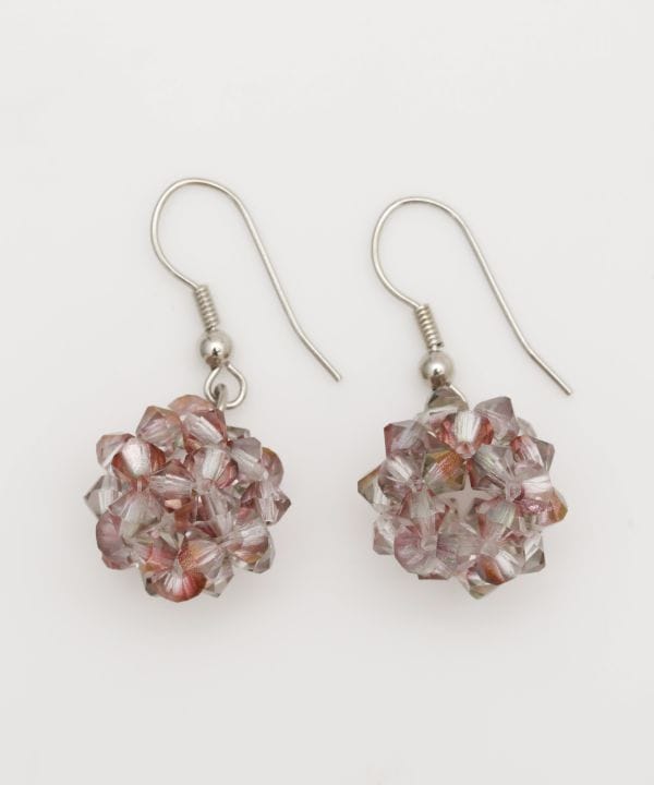 Czech Glass Ball Earrings