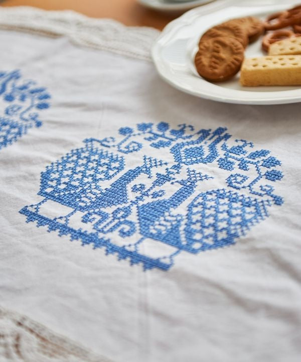 Something Blue Table Runner