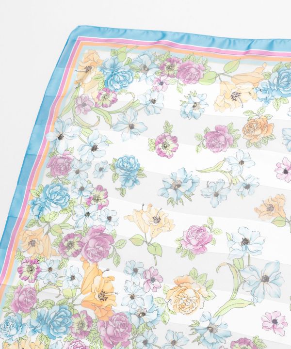 Retro Like Floral Scarf