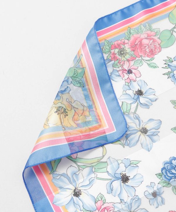 Retro Like Floral Scarf