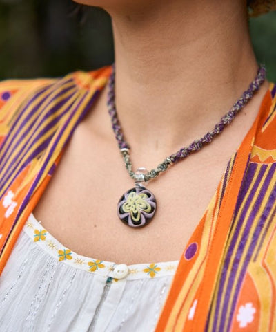 Glass Pendant Necklace