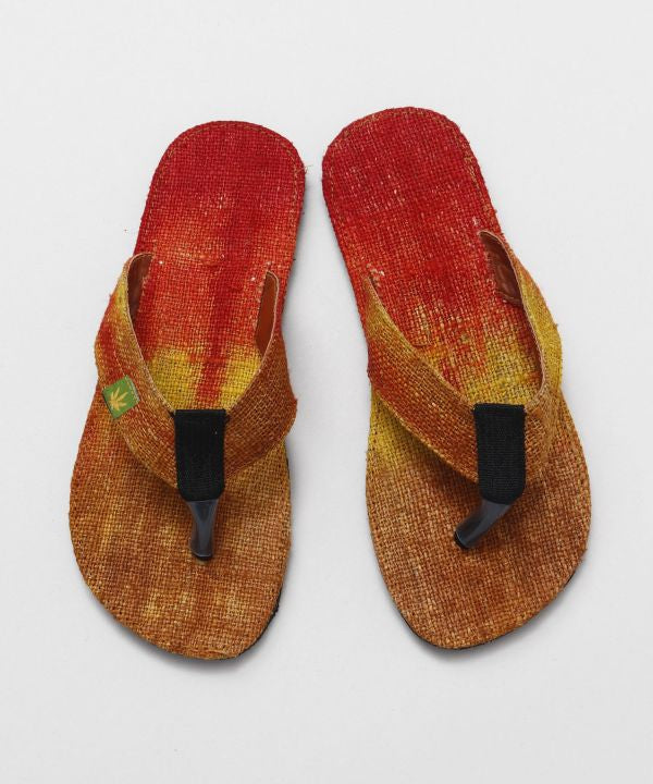 Sandalias de cáñamo con degradado - 24 cm