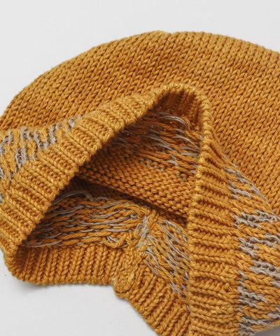 Bonnet tricoté en mélange de chanvre