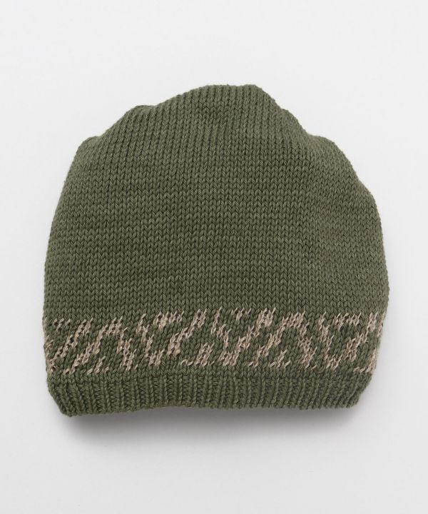 大麻混纺针织毛线帽