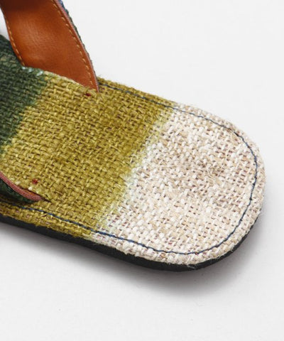 Hanf-Sandalen mit Farbverlauf – 28 cm