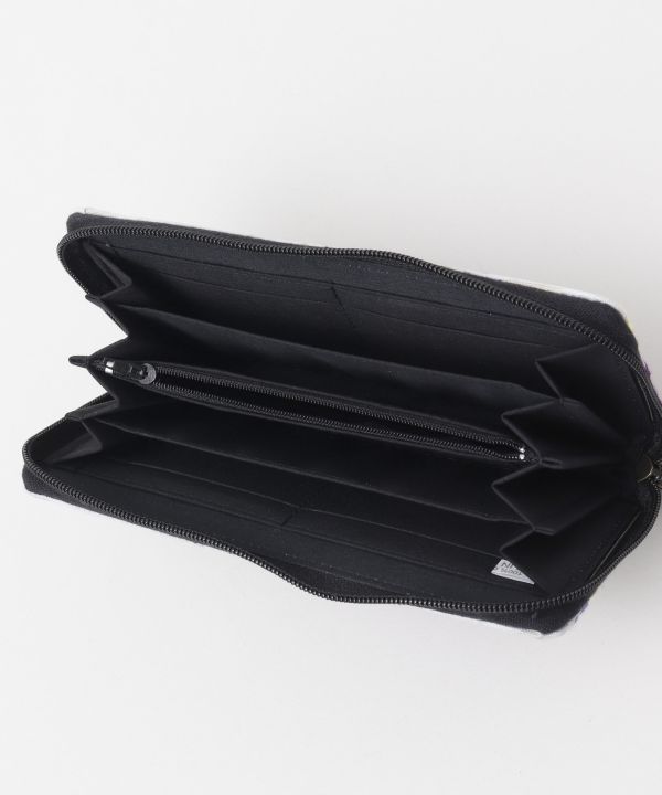 Hmong Pattern Floral Long Wallet