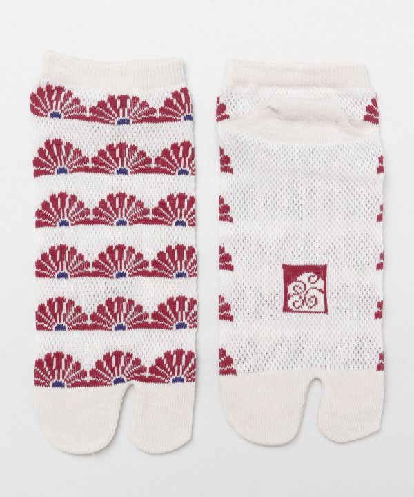 KANOKO Moss Stitch Socks 23-25cm - KIKU-MON