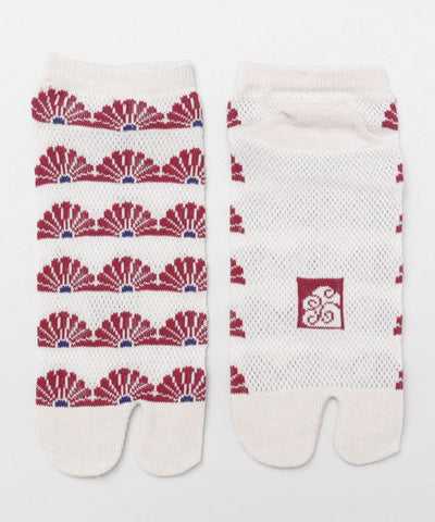 KANOKO Moss Stitch Socks 23-25cm - KIKU-MON