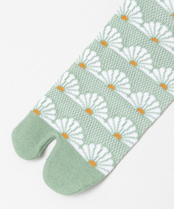 KANOKO Moss Stitch Socks 23-25cm - KIKU-MON