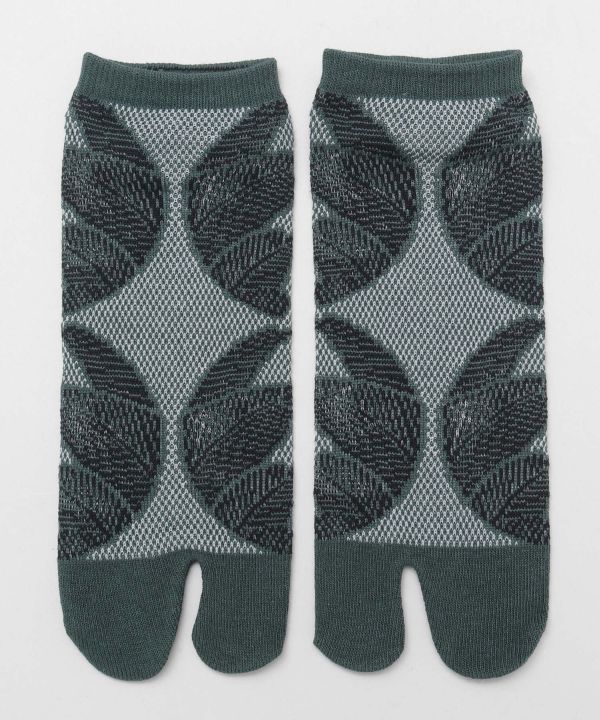 KANOKO Moss Stitch Socks 25-28cm - MATSU-MON Socks by Kaya - Ametsuchi