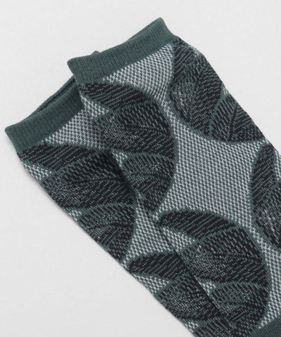 KANOKO 苔蘚縫線襪子 25-28 公分 - MATSU-MON