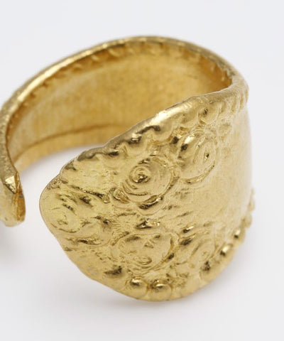 Rose Spoon Ring - GOLD