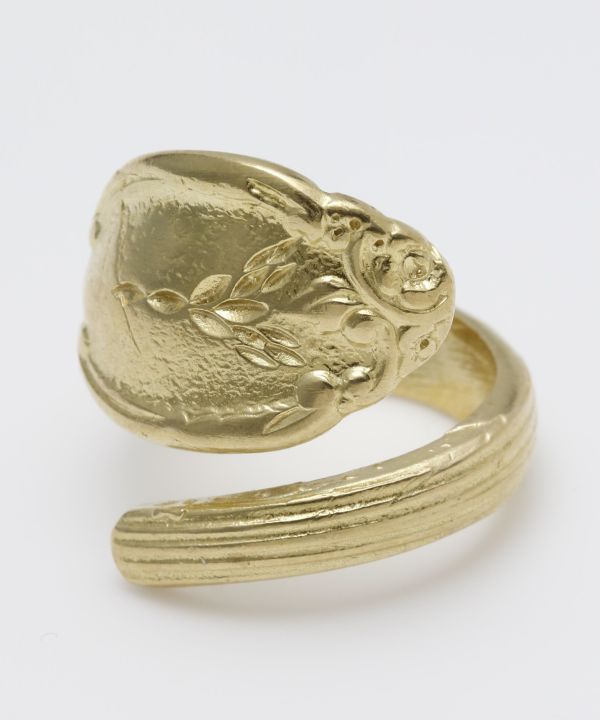 環繞式湯匙環 - 金色