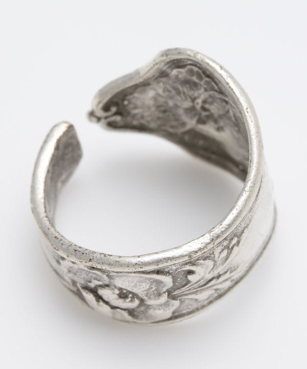 Flower Spoon Ring - SILVER