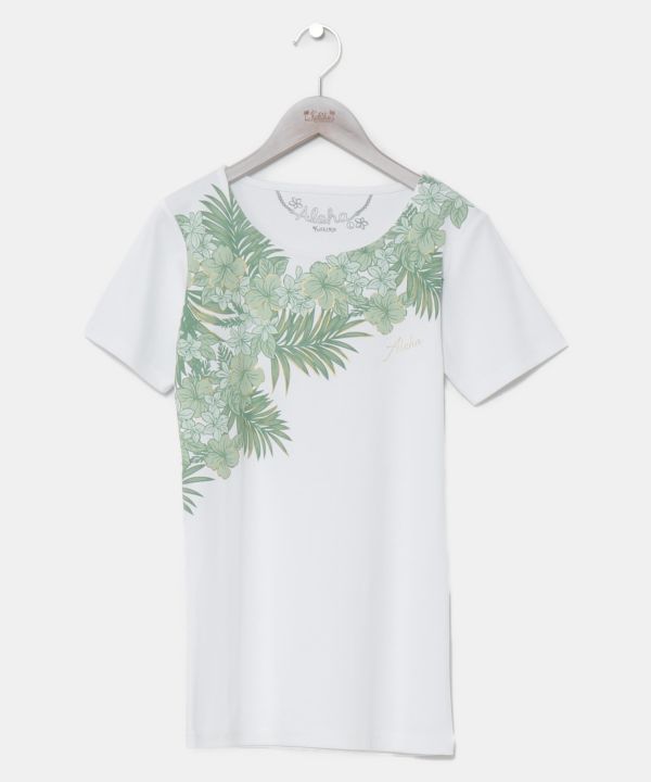 夏威夷植物草裙舞 T 恤